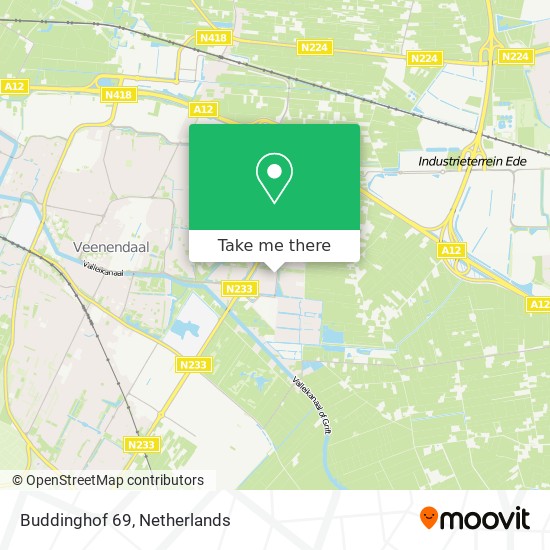 Buddinghof 69 map