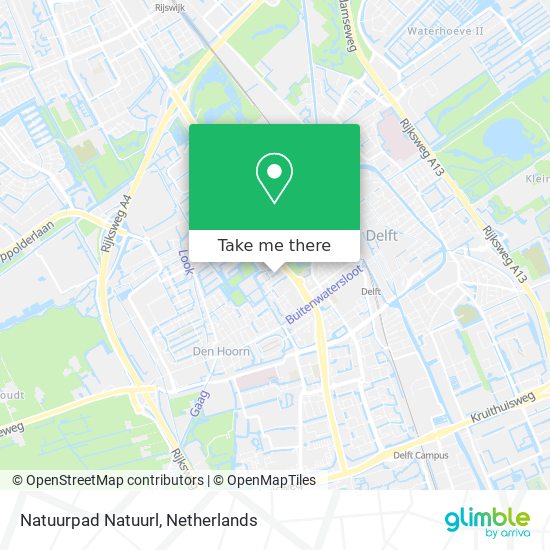 Natuurpad Natuurl Karte