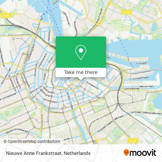 Nieuwe Anne Frankstraat map