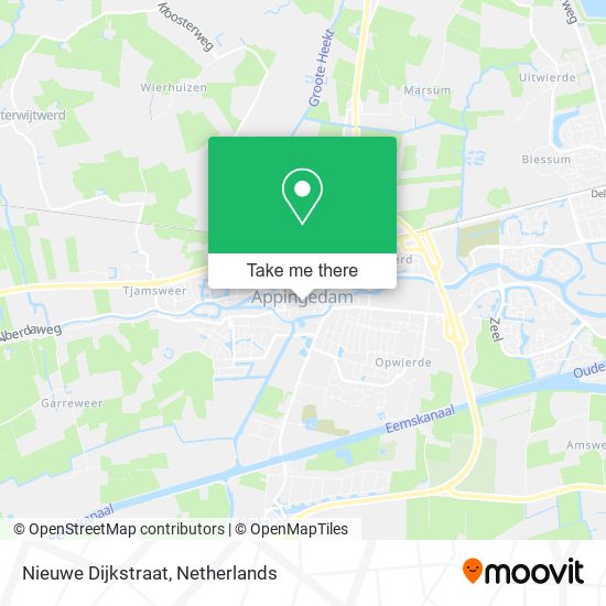 Nieuwe Dijkstraat map