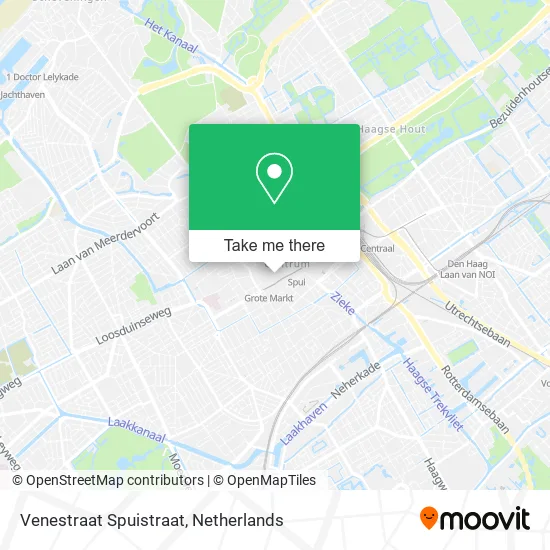 Venestraat Spuistraat map