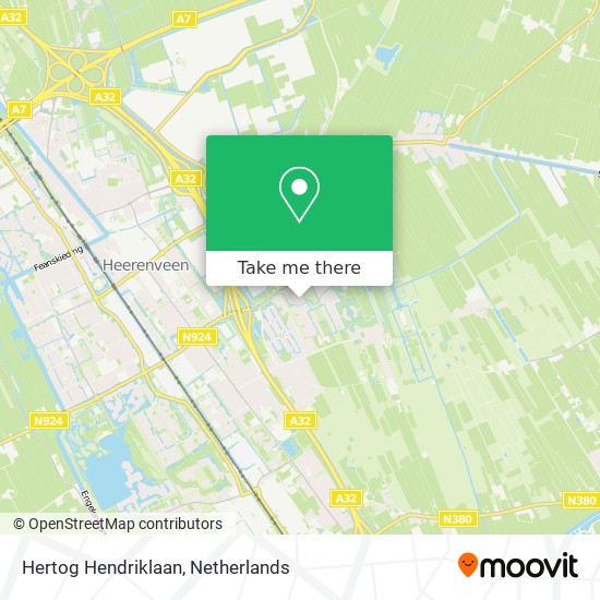 Hertog Hendriklaan map