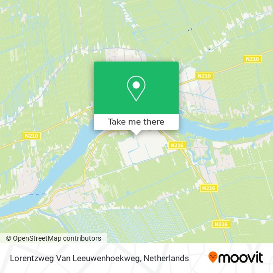 Lorentzweg Van Leeuwenhoekweg Karte