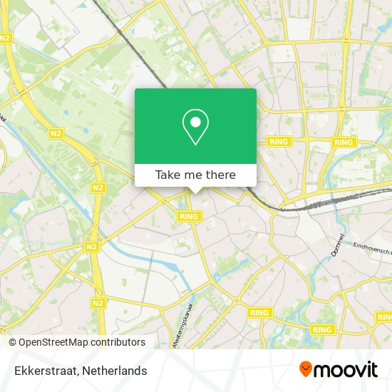 Ekkerstraat map