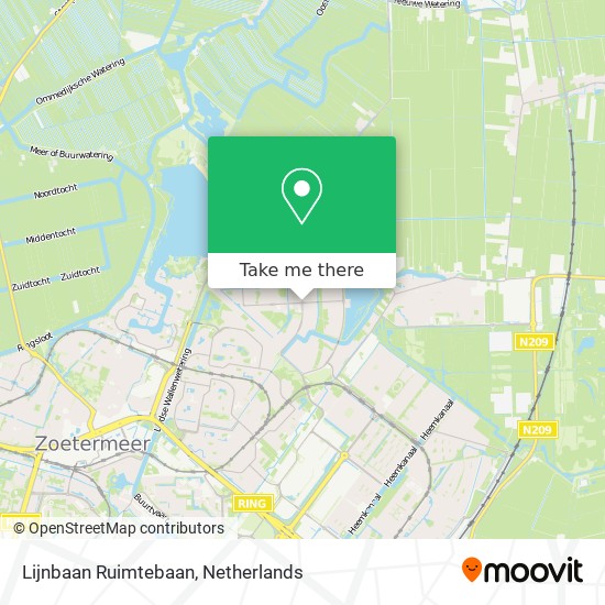 Lijnbaan Ruimtebaan map