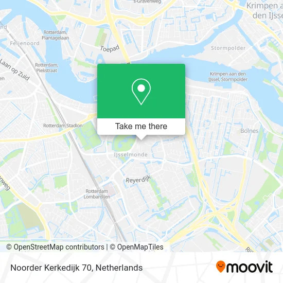 Noorder Kerkedijk 70 map