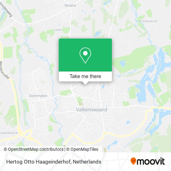 Hertog Otto Haageinderhof Karte