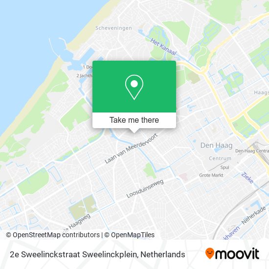 2e Sweelinckstraat Sweelinckplein map