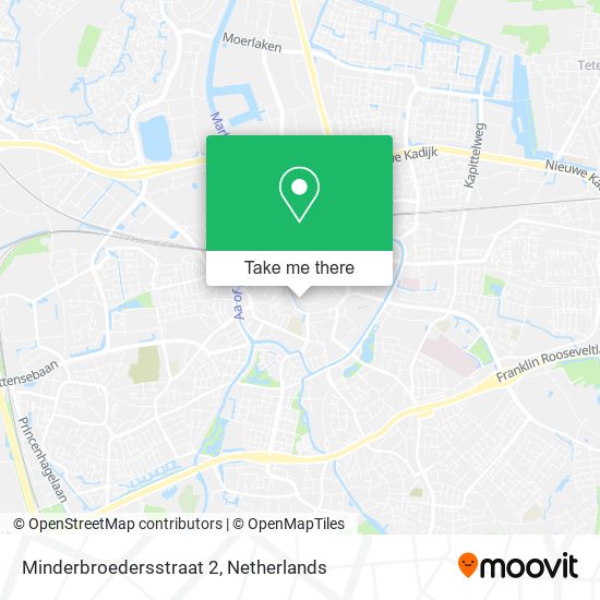 Minderbroedersstraat 2 Karte