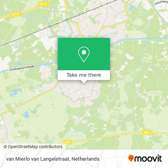 van Mierlo van Langelstraat Karte