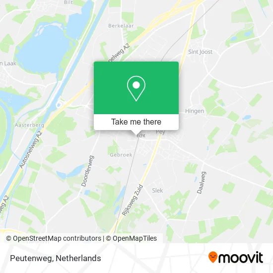 Peutenweg map
