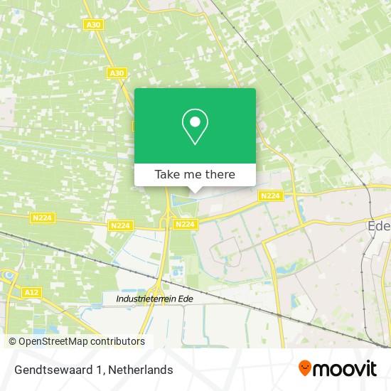 Gendtsewaard 1 map