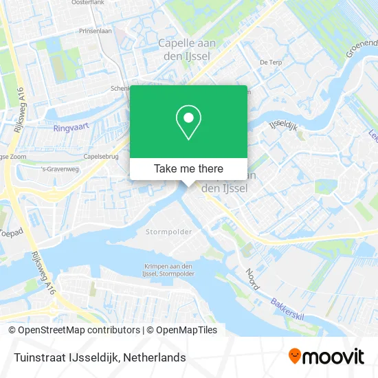 Tuinstraat IJsseldijk map