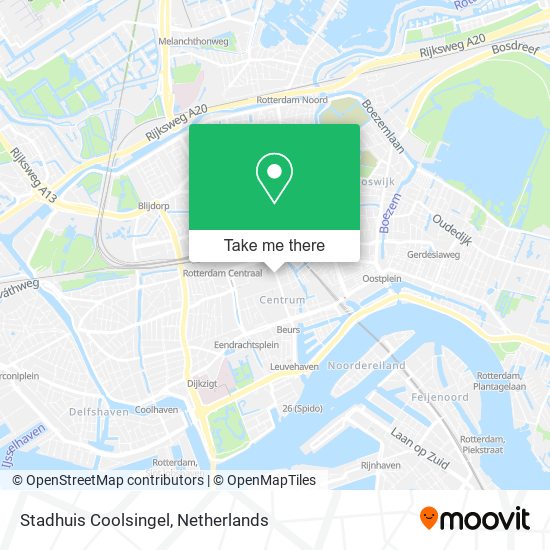 Stadhuis Coolsingel map