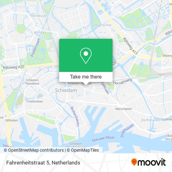 Fahrenheitstraat 5 map