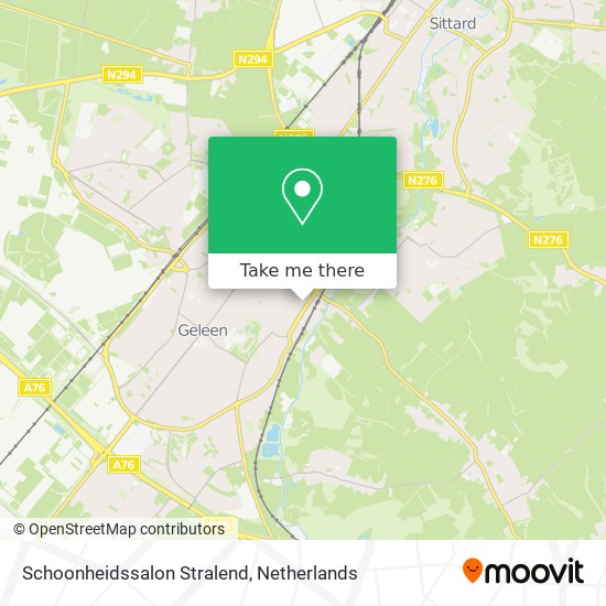 Schoonheidssalon Stralend map