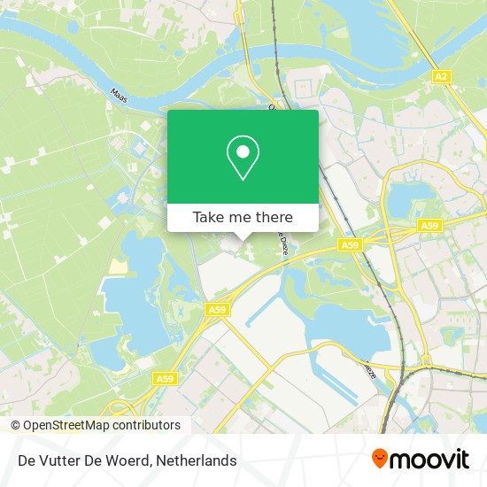 De Vutter De Woerd map