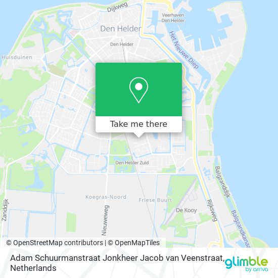 Adam Schuurmanstraat Jonkheer Jacob van Veenstraat map