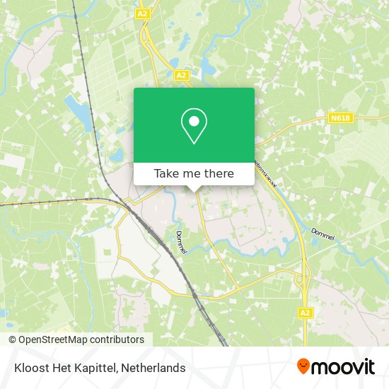 Kloost Het Kapittel map