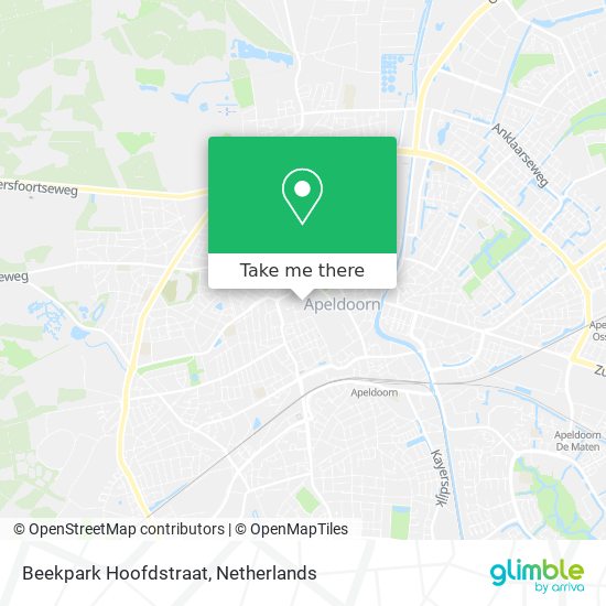 Beekpark Hoofdstraat Karte