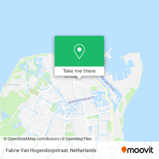 Fabrie Van Hogendorpstraat map