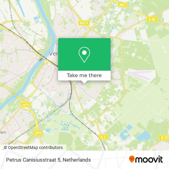 Petrus Canisiusstraat 5 map