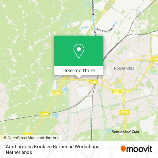 Aux Lardons Kook en Barbecue Workshops map