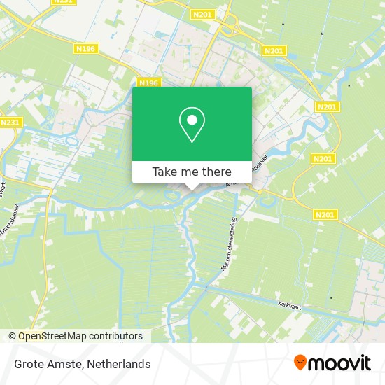 Grote Amste map