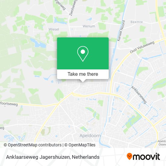 Anklaarseweg Jagershuizen map