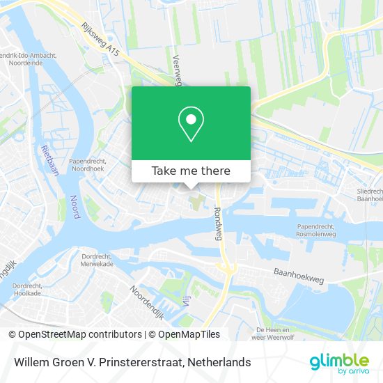 Willem Groen V. Prinstererstraat Karte