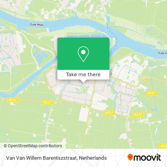 Van Van Willem Barentszstraat map