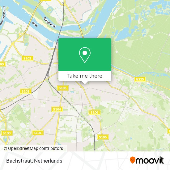 Bachstraat map