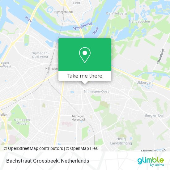 Bachstraat Groesbeek map