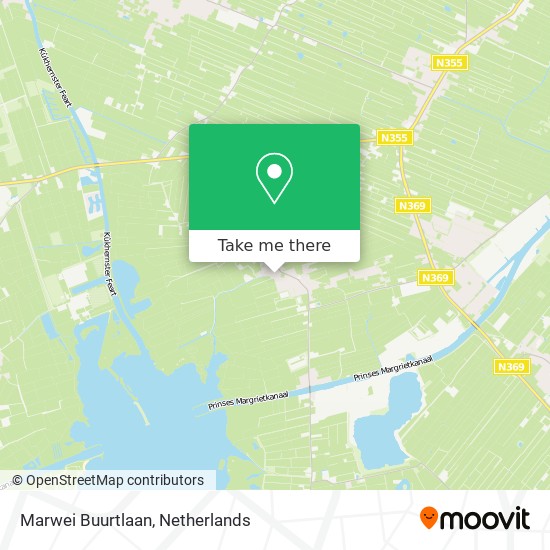Marwei Buurtlaan map