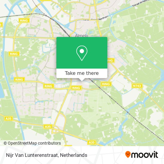 Nijr Van Lunterenstraat map
