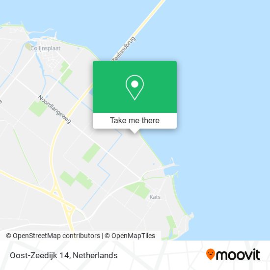 Oost-Zeedijk 14, 4485 PM Kats map