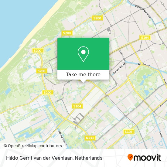 Hildo Gerrit van der Veenlaan map