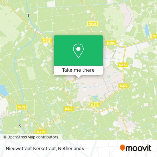Nieuwstraat Kerkstraat Karte