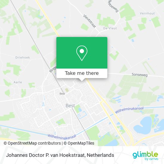 Johannes Doctor P. van Hoekstraat Karte