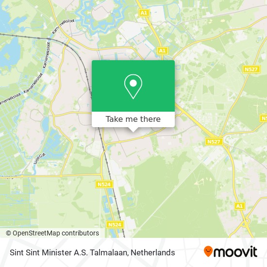 Sint Sint Minister A.S. Talmalaan map