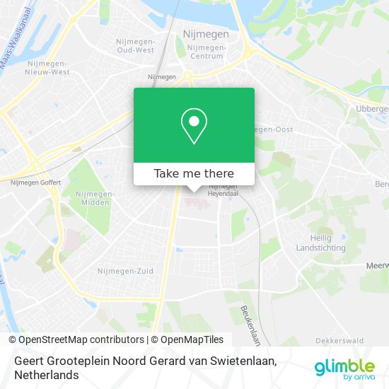 Geert Grooteplein Noord Gerard van Swietenlaan Karte