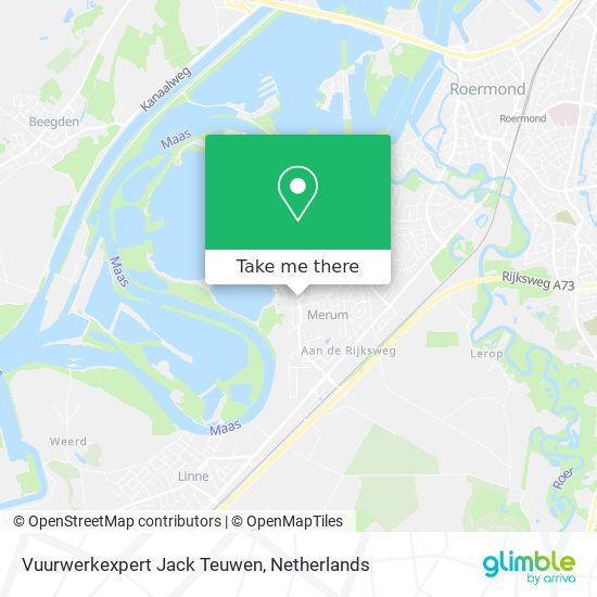 Vuurwerkexpert Jack Teuwen map