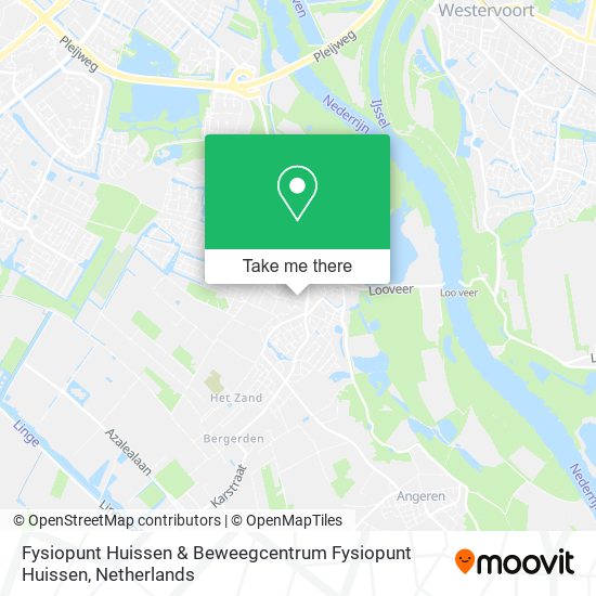 Fysiopunt Huissen & Beweegcentrum Fysiopunt Huissen map