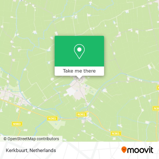 Kerkbuurt map