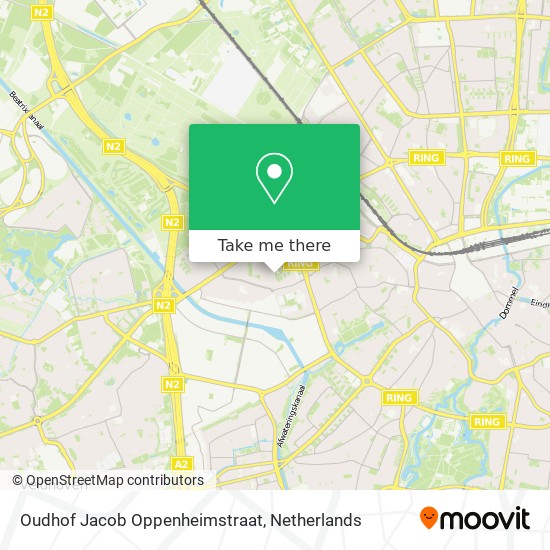 Oudhof Jacob Oppenheimstraat map