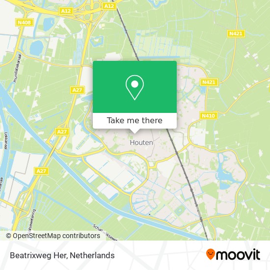 Beatrixweg Her map