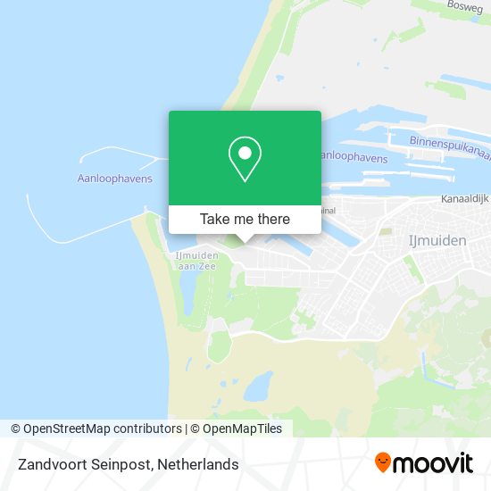 Zandvoort Seinpost Karte