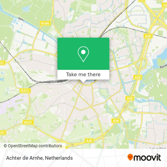 Achter de Arnhe map