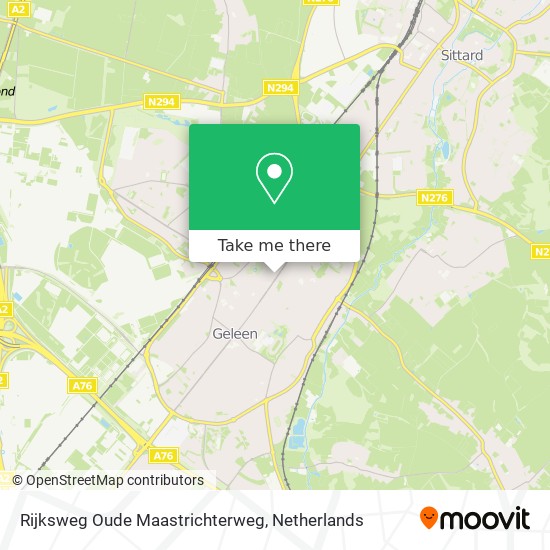 Rijksweg Oude Maastrichterweg map