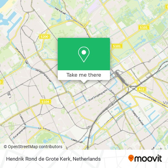 Hendrik Rond de Grote Kerk Karte